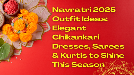 Navratri 2025 Outfit Ideas: Elegant Chikankari Dresses, Sarees & Kurtis to Shine This Season - Shwet Artistry