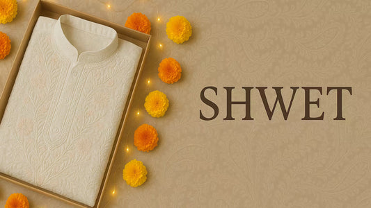 Celebrate Brother’s Day in Style: Gift a Handcrafted Shwet Chikankari Kurta - Shwet Artistry