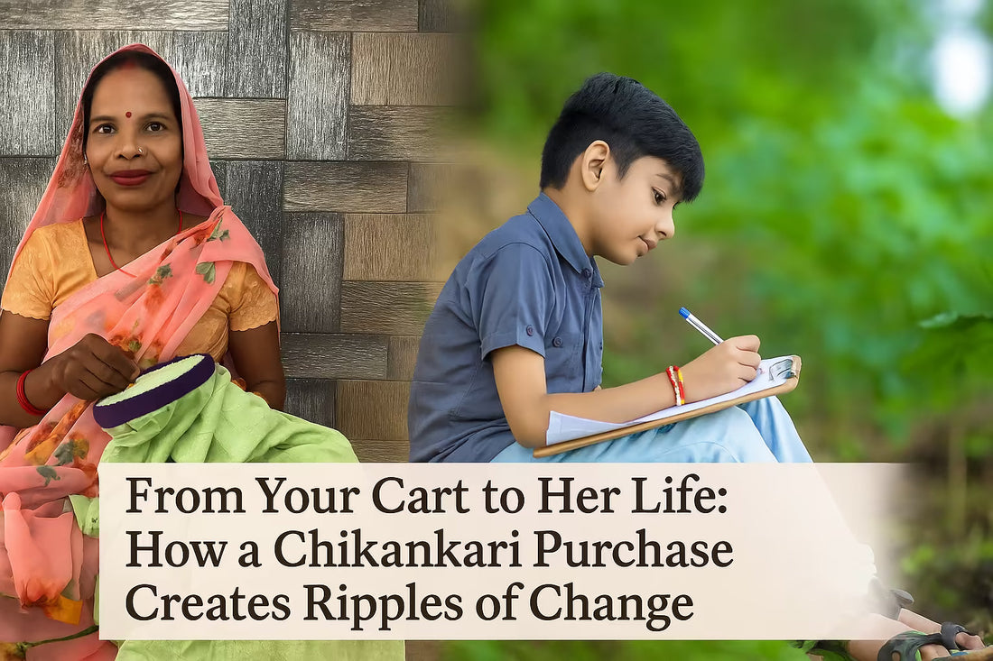From Your Cart to Her Life: How a Chikankari Purchase Creates Ripples of Change - Shwet Artistry