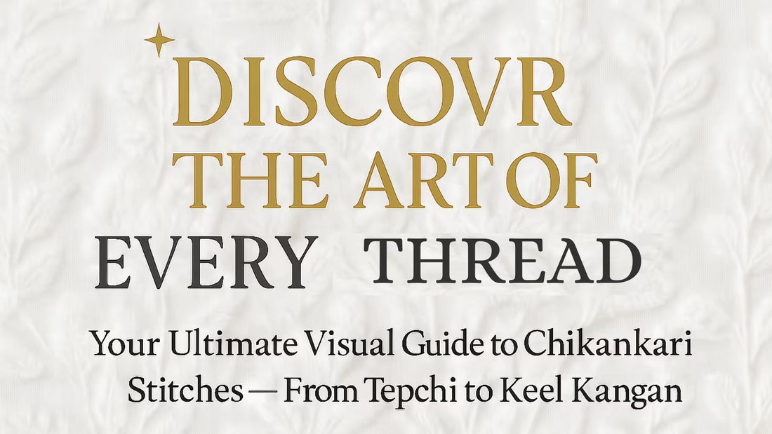 Chikankari Stitches You Should Know: A Visual Guide to Tepchi, Phanda, Keel & More - Shwet Artistry