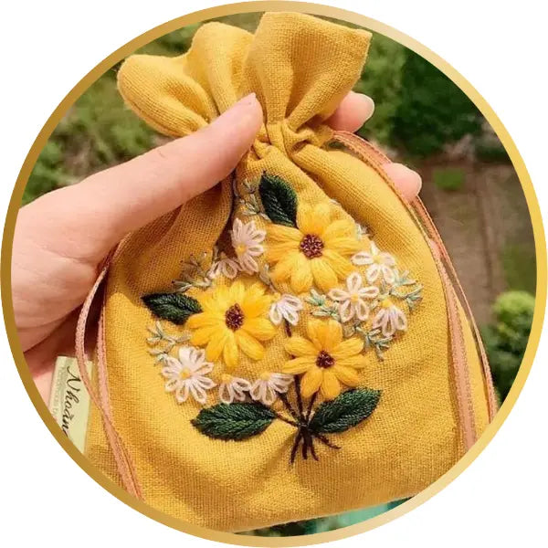 Hand Embroidered Lucknow Chikankari Gift Asseceries | SHWET
